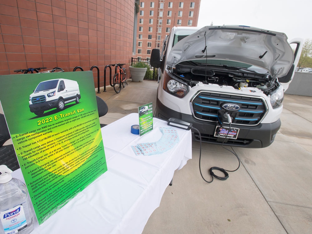 electric Ford van