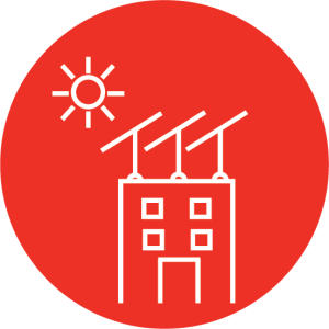 Energy and Building Icon